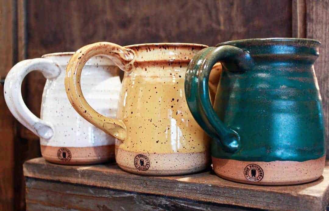 ceramic mugs in Ogle Brothers General Store