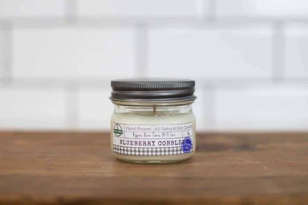 blueberry cobbler hand poured soy candle