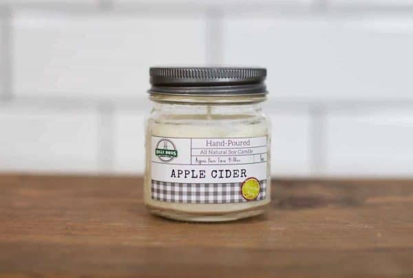 apple cider hand poured soy candle