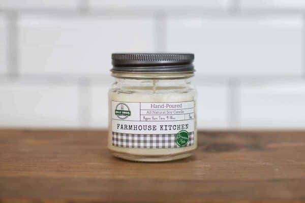 farmhouse kitchen hand poured soy candle