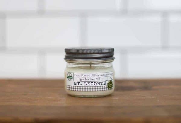 mt. leconte hand poured soy candle