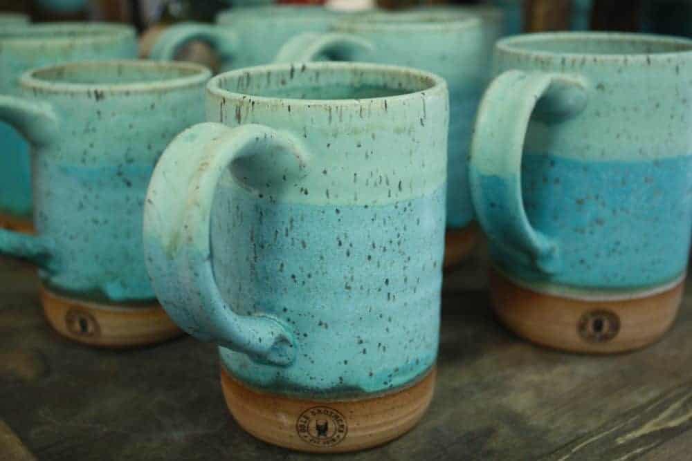 pottery mugs