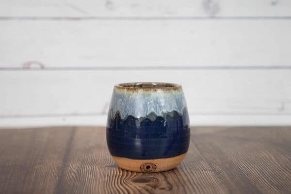 Stemless Wine Glass Blue