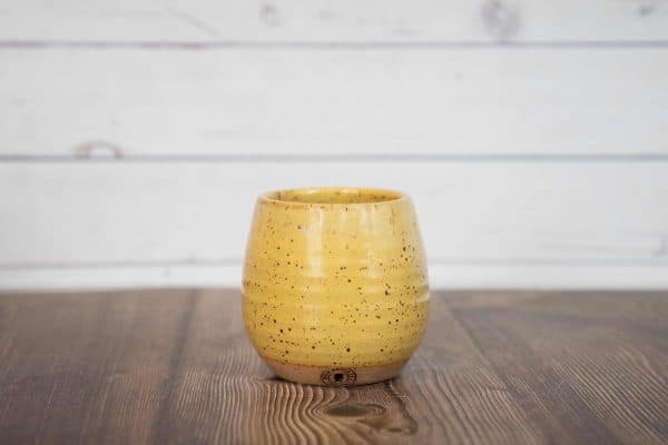 Stemless Wine Glass Yellow