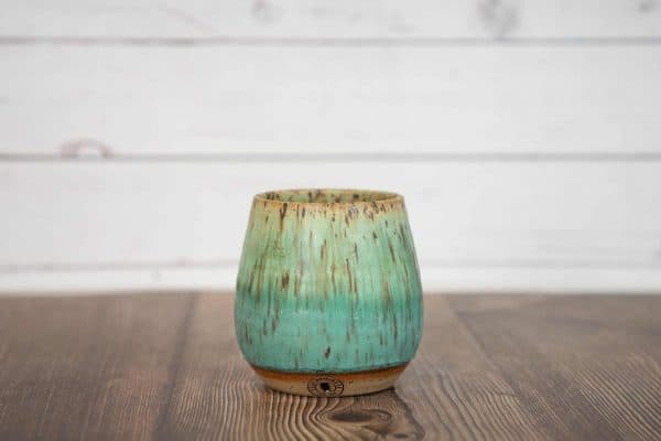 Stemless Wine Glass Turquoise