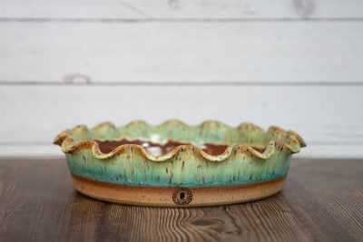 Pie Plate Turquoise