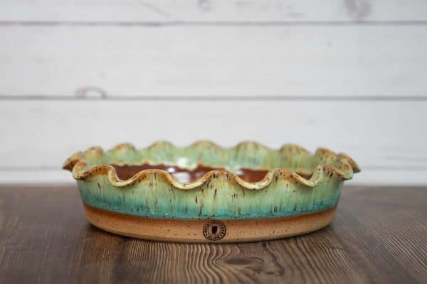 Pie Plate Turquoise