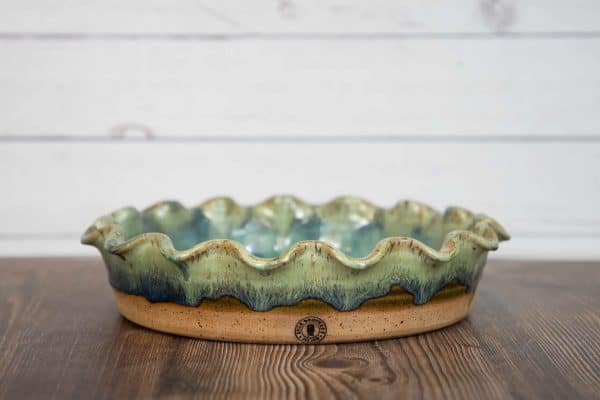 Pie Plate Olive Green