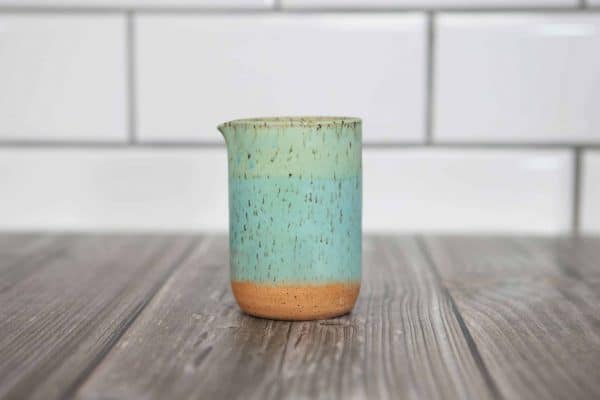 turquoise creamer cup
