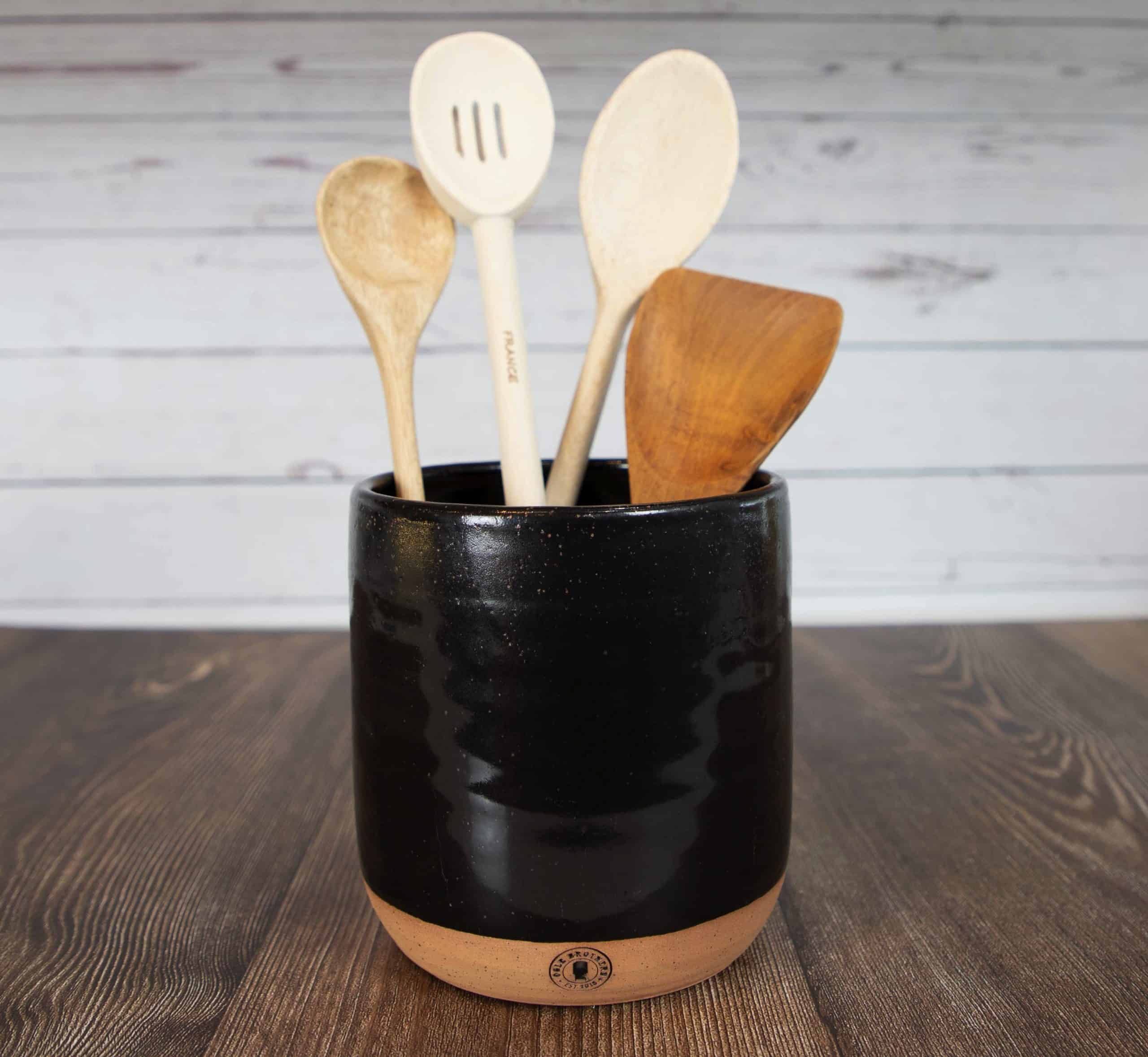 Small Utensil Holder - Black