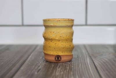 yellow twisted tumbler