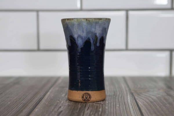 navy and light blue tumbler
