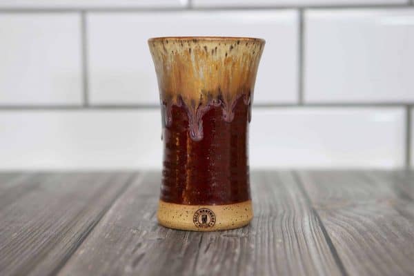 red and cream tumbler