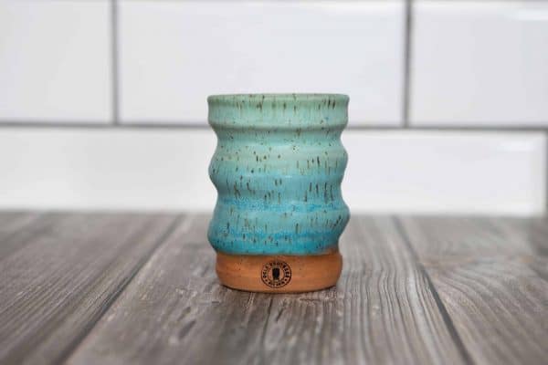 turquoise twisted tumbler