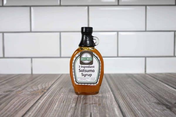 3 ingredient satsuma syrup