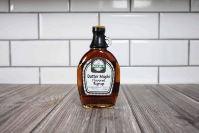 butter maple flavored syrup
