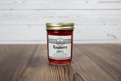 raspberry jelly in a jar