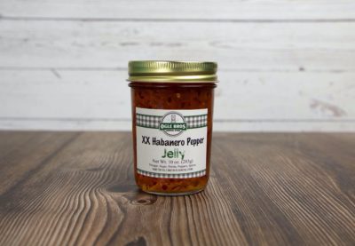 xx habanero pepper jelly in a jar