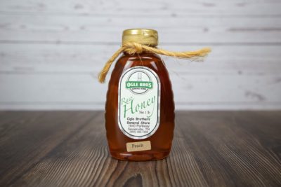 peach raw honey