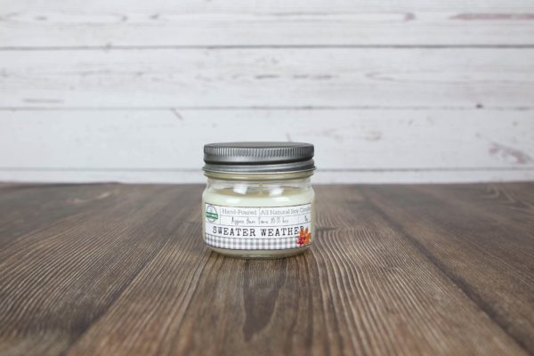 sweater weather small jar candle