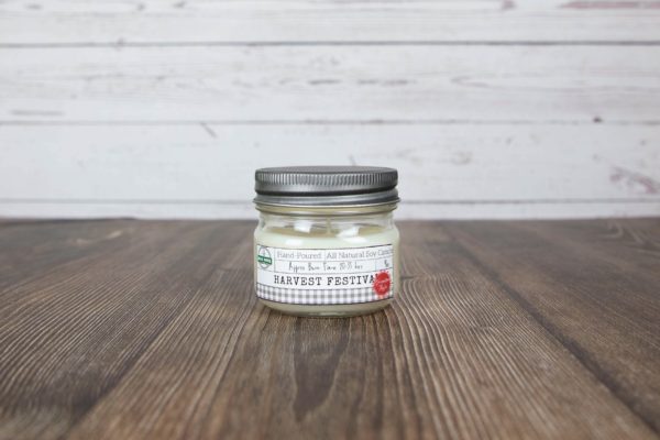 harvest festival small jar candle