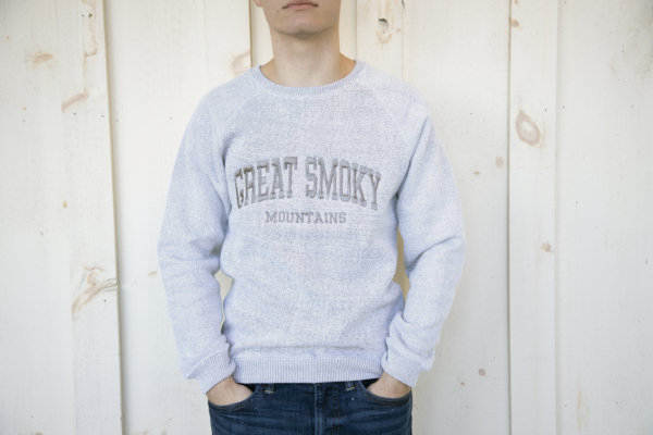 great smoky mountains heather gray sweatshirt