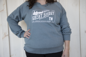 great smoky mountains gray sweatshirt