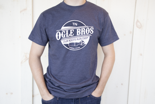 short sleeve t-shirt ogle brothers dark gray