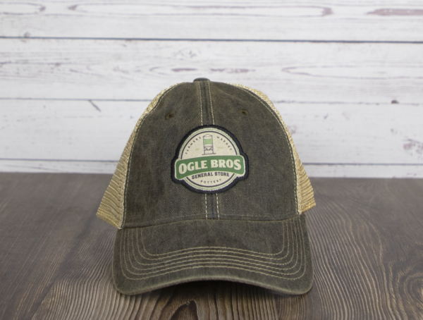 ogle brothers black trucker hat