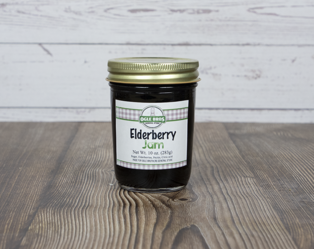 Elderberry Jam TH 10oz Ogle Brothers General Store