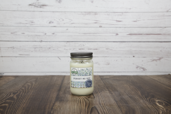 forget me not 16 oz candle