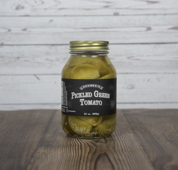 stamey's pickled green tomatoes
