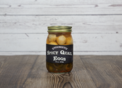 spicy quail eggs pickles