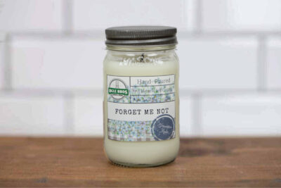 Forget Me Not Hand Poured Soy Wax Candle