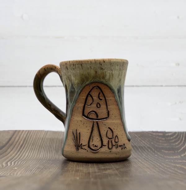 Carved Mug- Mushroom