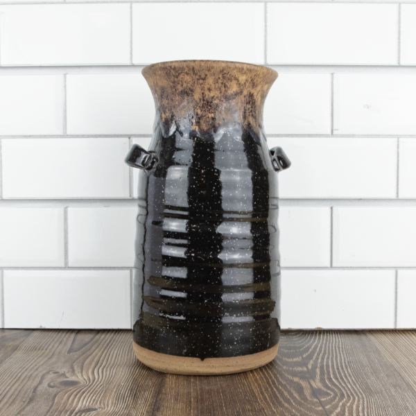 Milk Can Vase - Black