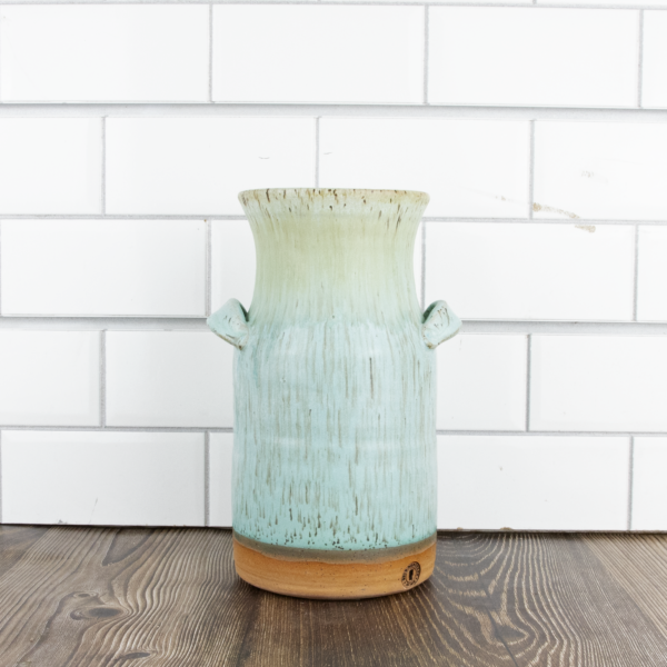 Milk Can Vase- Turq