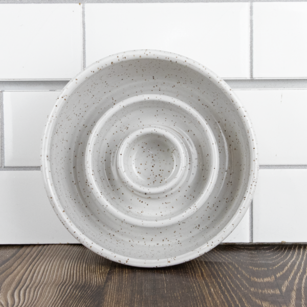 Slow Feed Dog Bowl -White