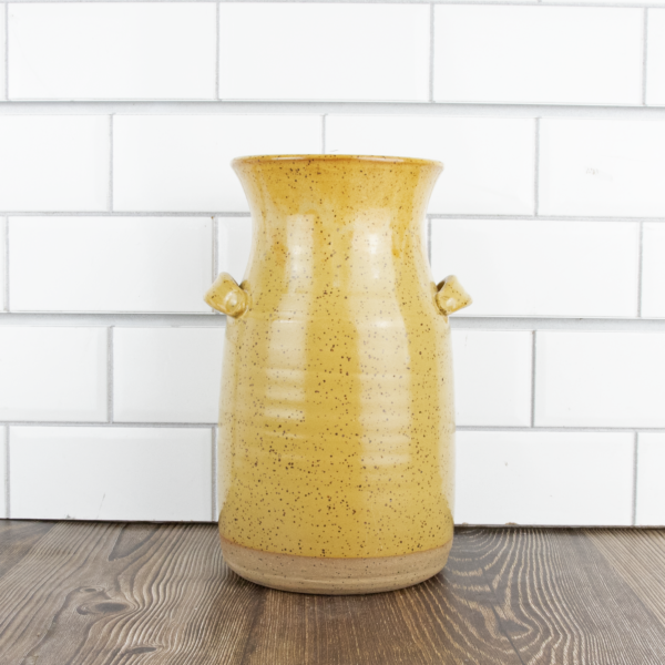 Milk Can Vase- Yellow