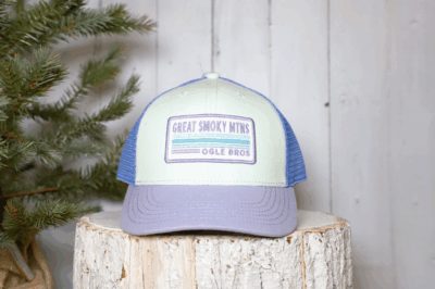 Iris Lilac Lt Blue Trucker