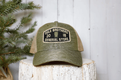 Olive Heathered Khaki Trucker
