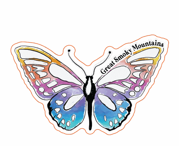 Delicate Butterfly Sticker