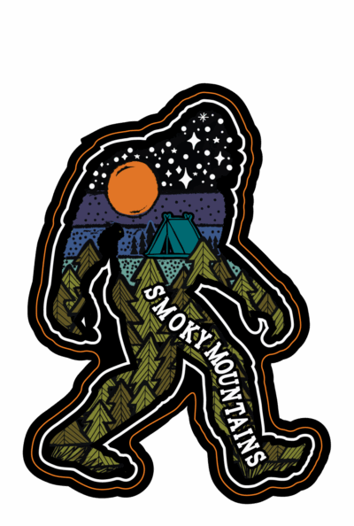 Ferdinand Bigfoot/Camp/Pine FF Mini Sticker