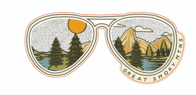 Gourmand Mountain Pines Sticker