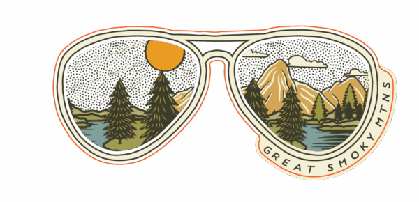 Gourmand Mountain Pines Sticker