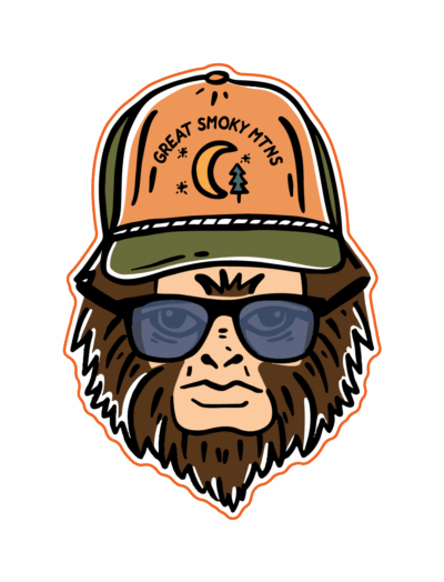 Hip Sassy Pine/Moon Mini Sticker