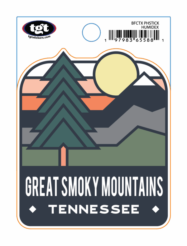 Humidex Mountain/Pines YF Sticker