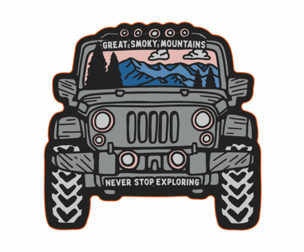 Low Gear Jeep/Est Mtn Magnet