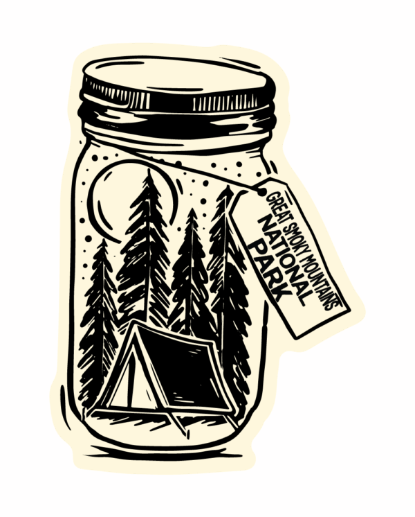 Masonic Pines/Camp FF Mini Sticker