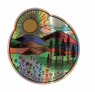 Rhythmia Mtn/PN/FL Soft LC/FB Sticker